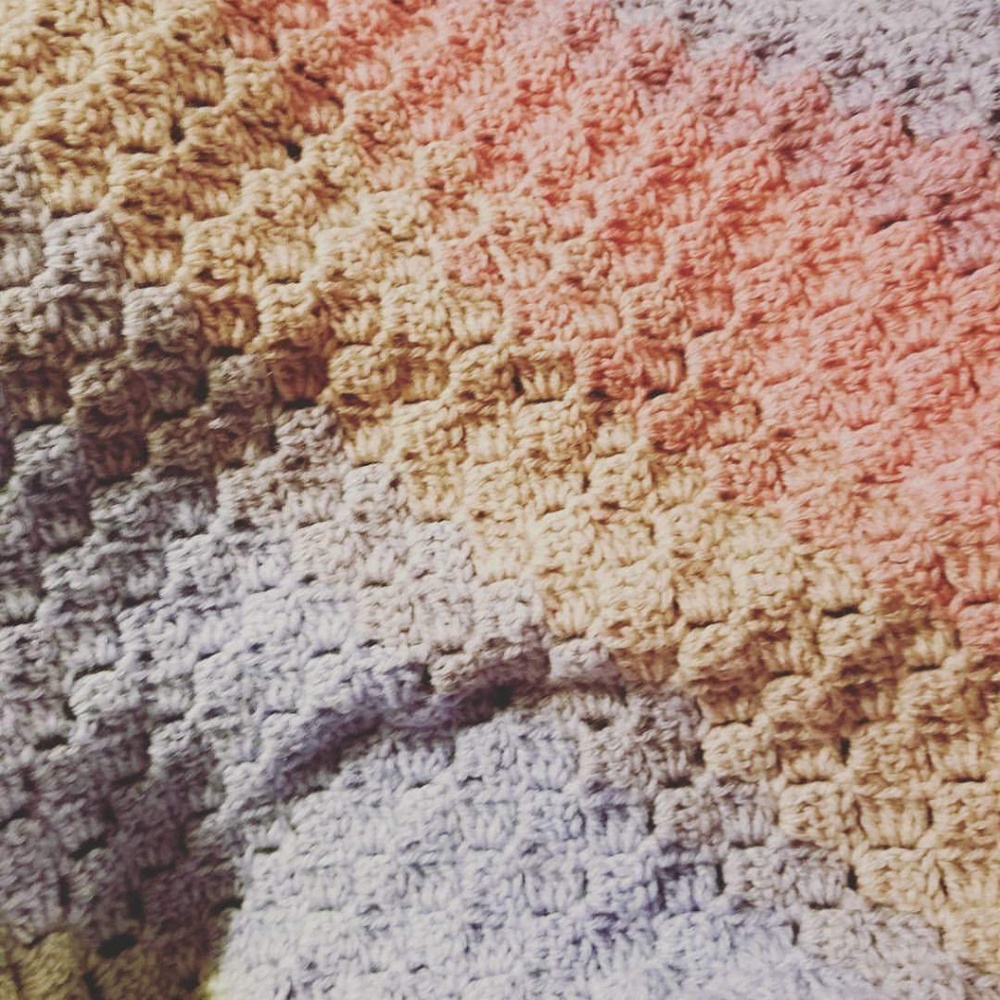 Rainbow baby blanket